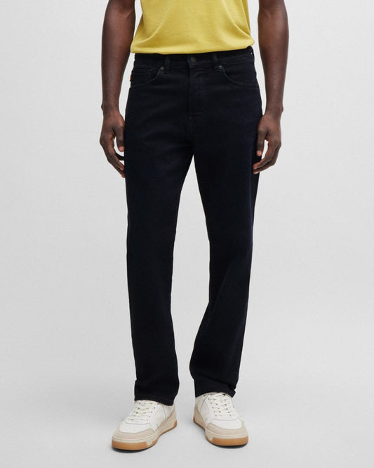BOSS Orange Boss Orange Re.Maine Mens Regular Fit Stretch Denim Jeans in Blue-Black