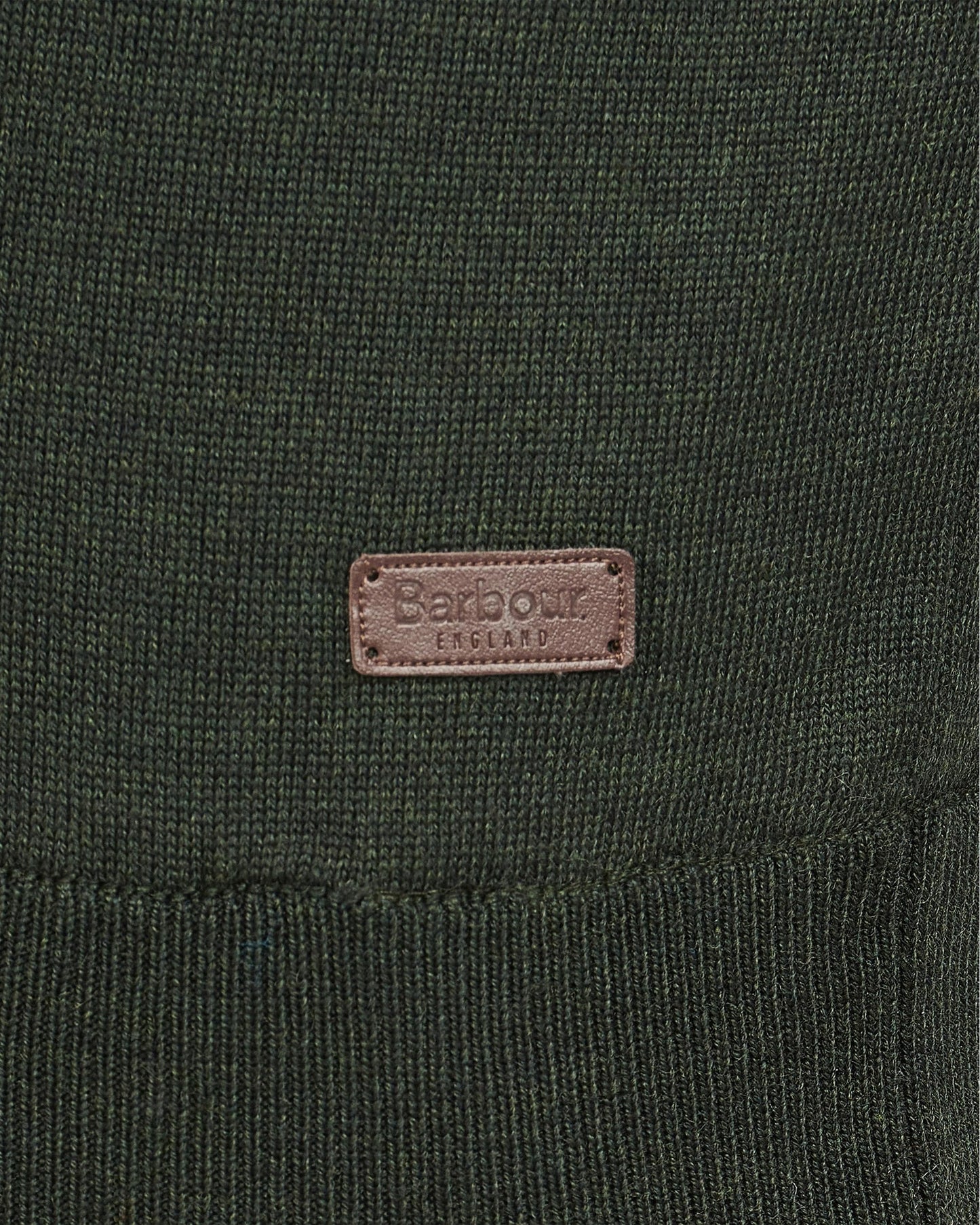 Barbour Gamlin Mens Half Zip Jumper - Olive