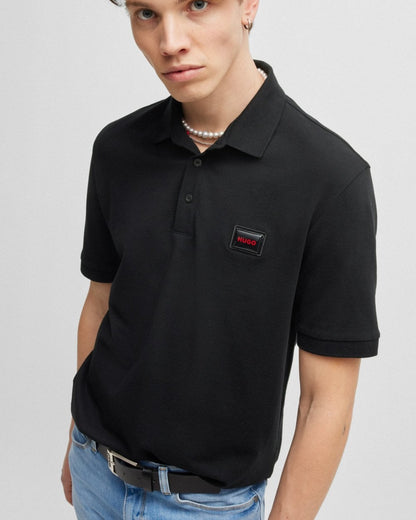 HUGO Dereso Gel Mens Polo Shirt - Black 001