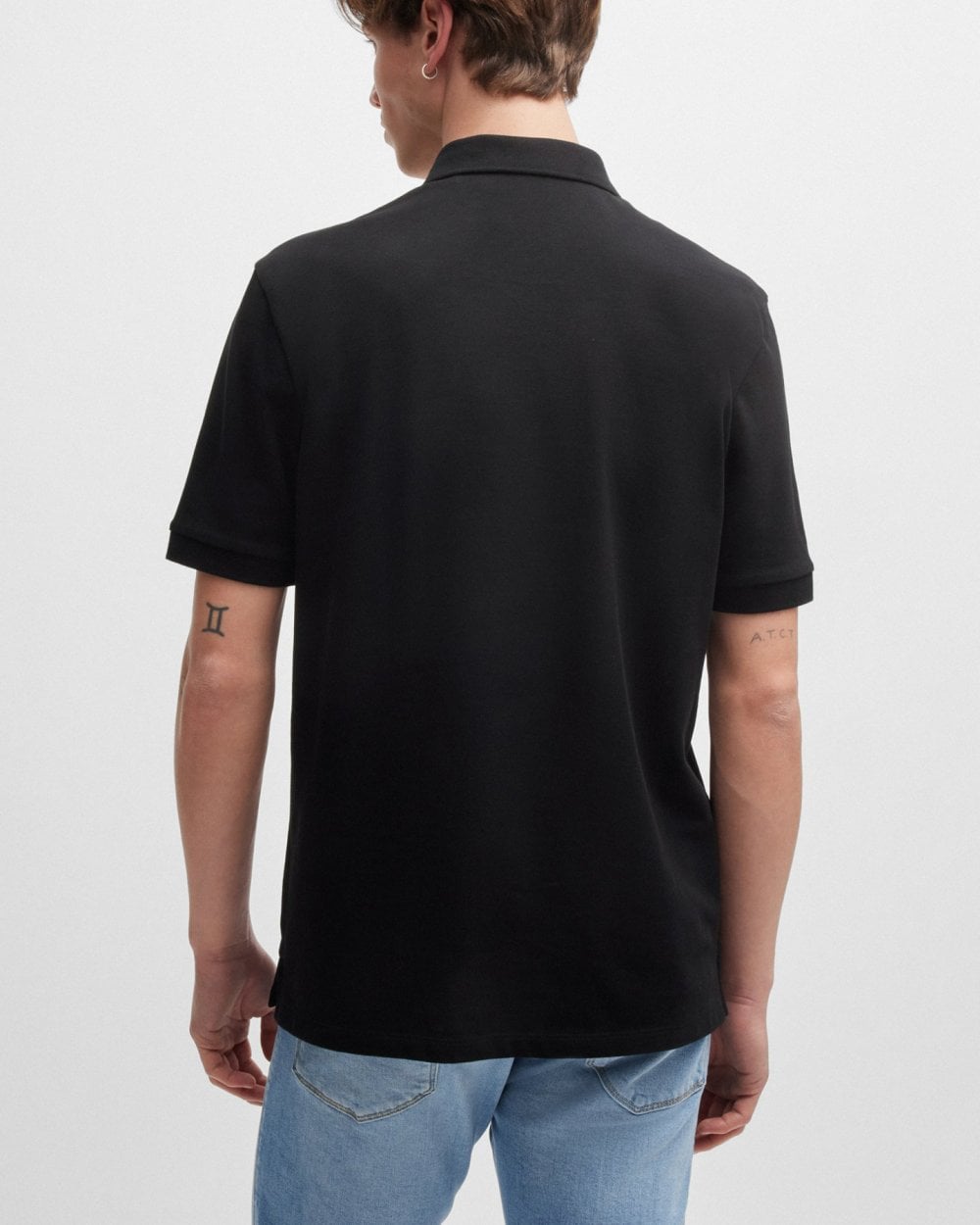 HUGO Dereso Gel Mens Polo Shirt - Black 001