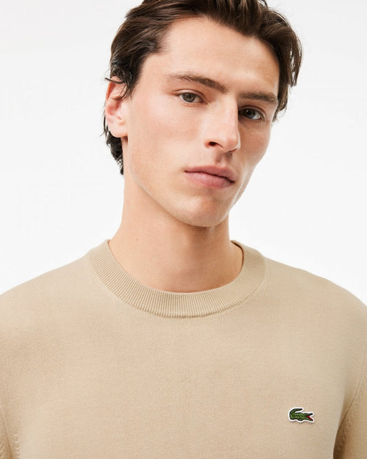 Lacoste Mens Organic Cotton Crew Neck Sweater - Viennese 02S