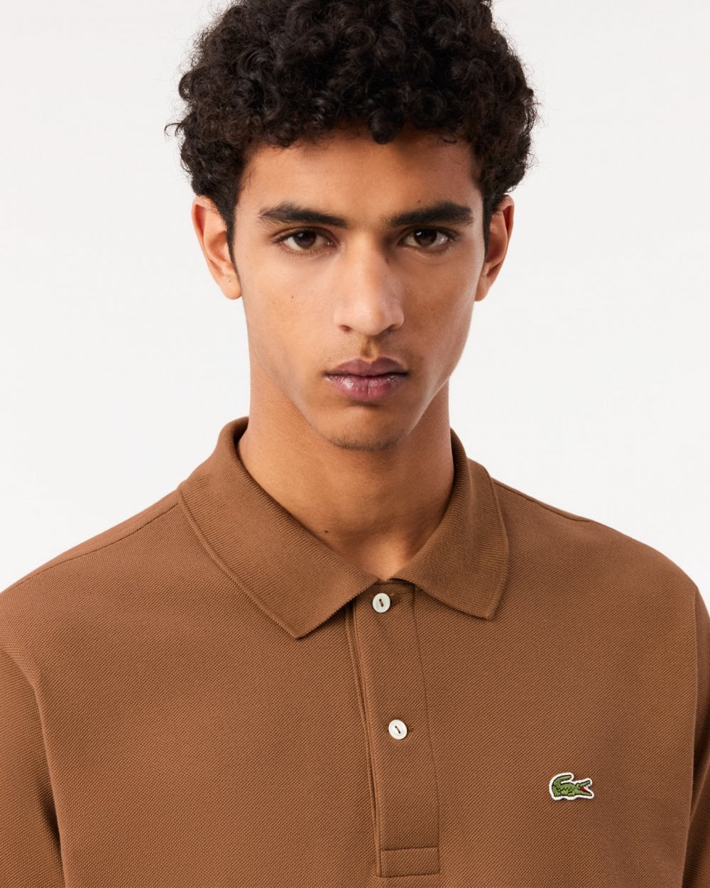 Lacoste Classic Fit L.12.12 Mens Short Sleeve Polo Shirt - Cookie SIX