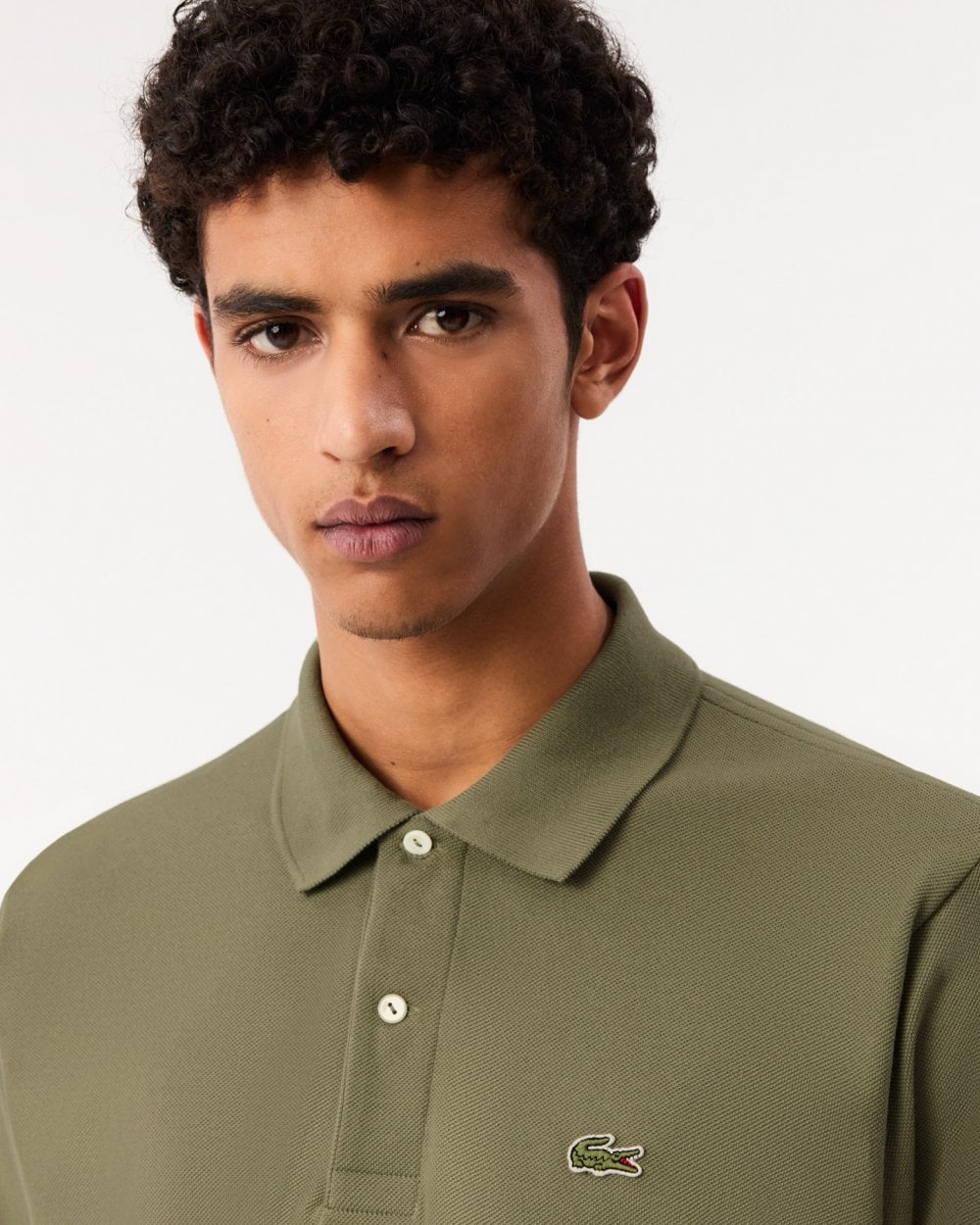 Lacoste Classic Fit L.12.12 Mens Short Sleeve Polo Shirt - Khaki BMY