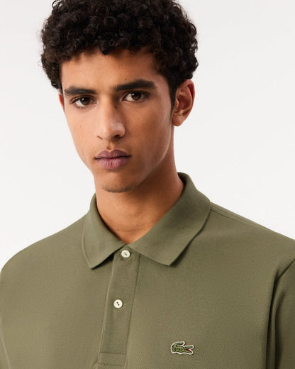 Lacoste Classic Fit L.12.12 Mens Short Sleeve Polo Shirt - Khaki BMY