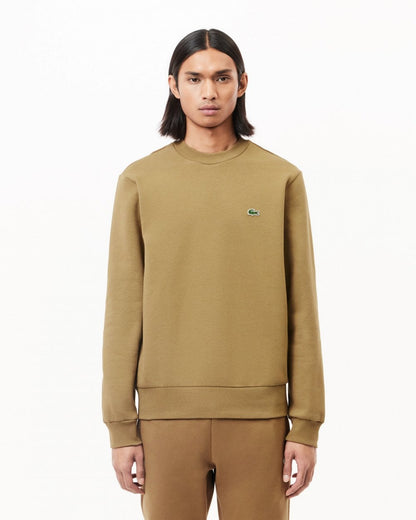 Lacoste Mens Crew Neck Fleece Sweatshirt