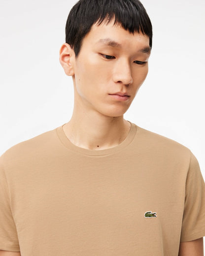 Lacoste Mens Crew Neck Pima Cotton Jersey T-Shirt - Viennese 02S