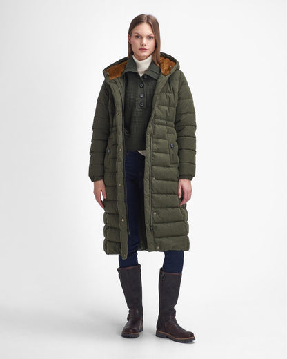 Barbour Clarence Womens Long Puffer Jacket