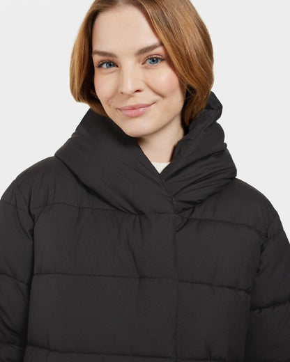 Didriksons Nella Womens Puffer Parka - Black 60