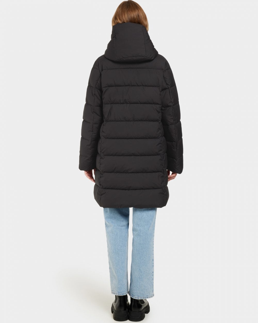Didriksons Nella Womens Puffer Parka - Black 60