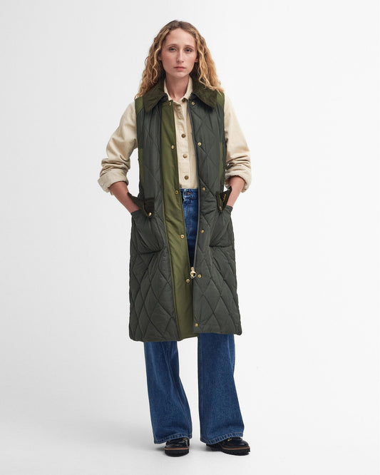 Barbour Cookston Womens Long Gilet