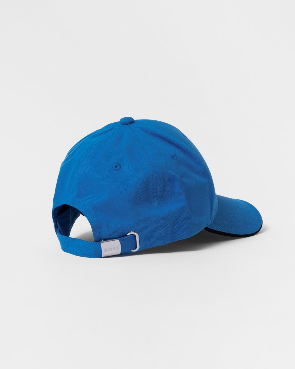 BOSS Green Bold Mens Logo-Print Cap In Cotton Twill - Open Blue 461