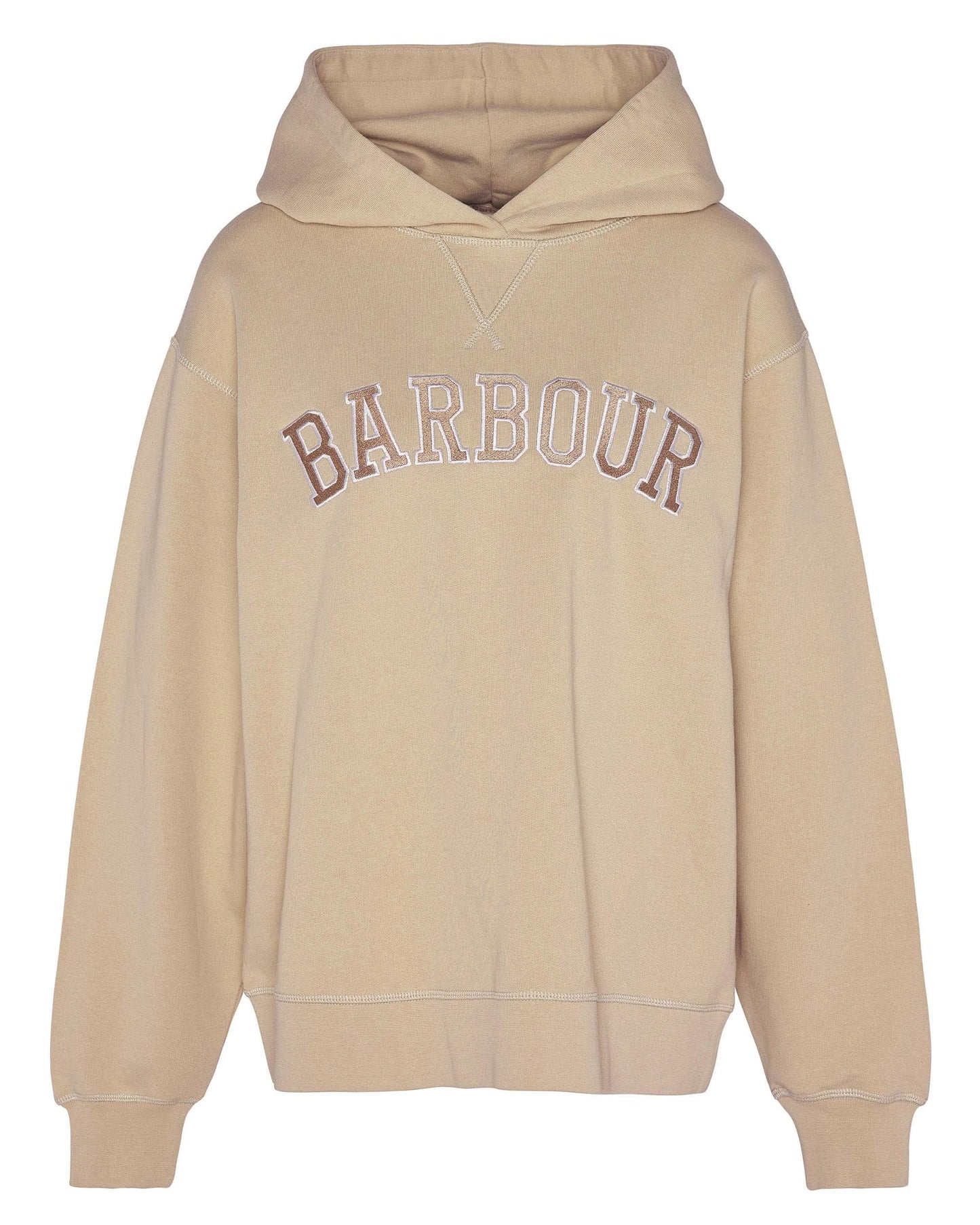 Barbour Northumberland Womens Hoodie - White Pepper