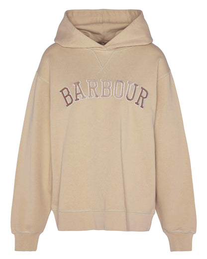 Barbour Northumberland Womens Hoodie - White Pepper