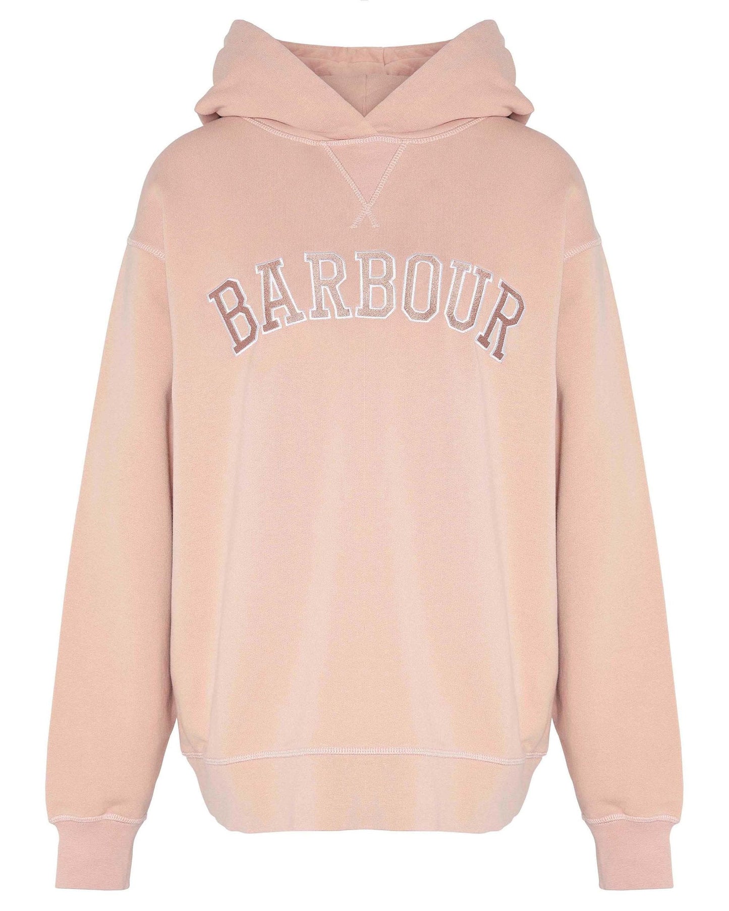 Barbour Northumberland Womens Hoodie - Mahogany Rose