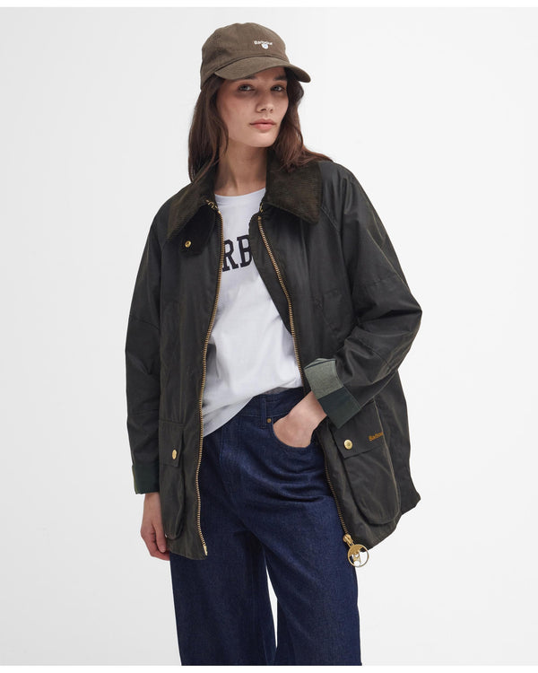 Barbour Allerston Womens Wax Jacket - Olive/Ancient - CHO - Designer Womens Coats & Jackets