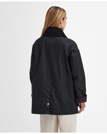 Barbour Allerston Womens Wax Jacket - Black/Classic