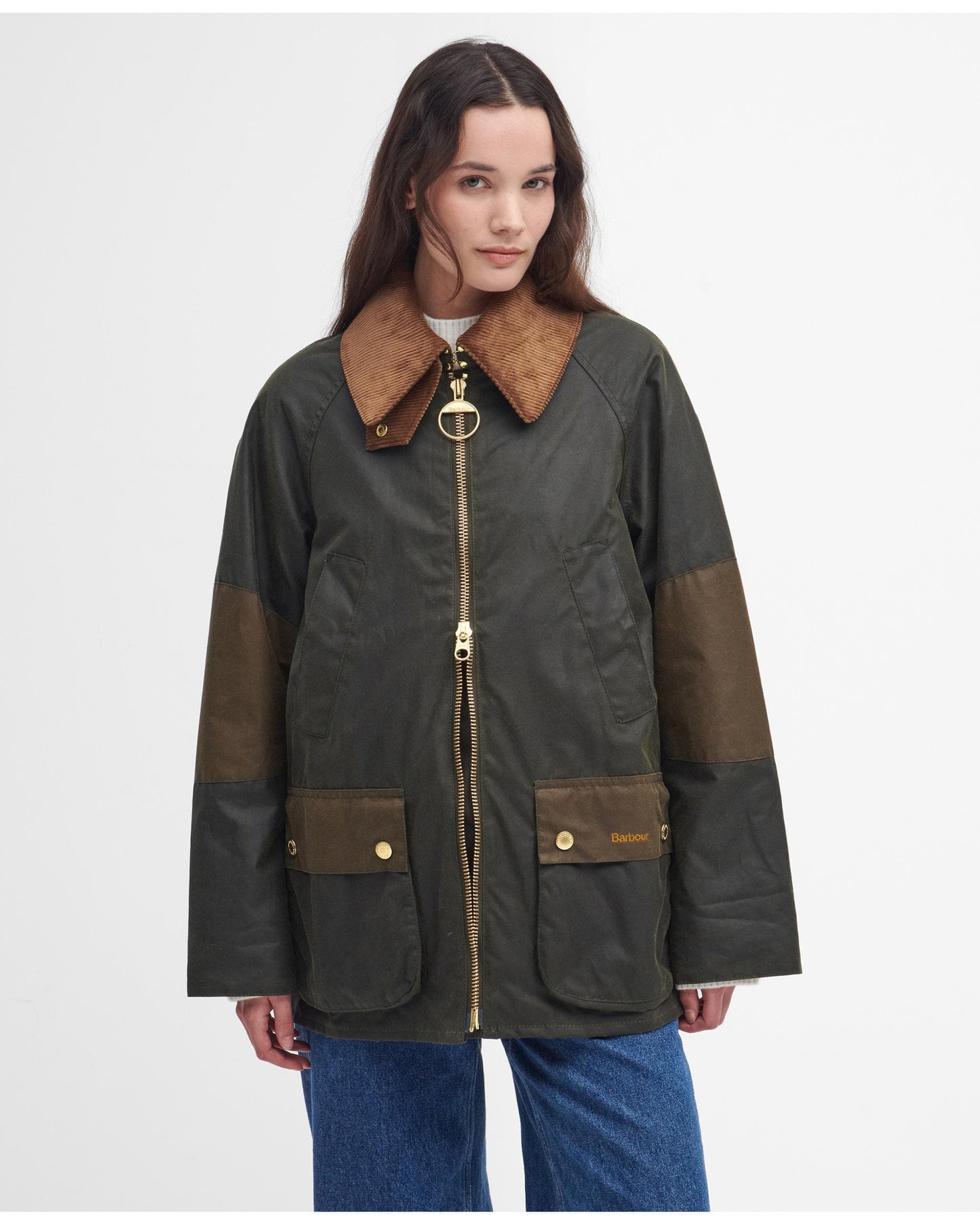 Barbour Allerston Womens Wax Jacket - Archive Olive/Beech/Ancient