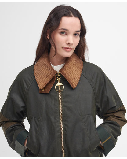 Barbour Allerston Womens Wax Jacket - Archive Olive/Beech/Ancient