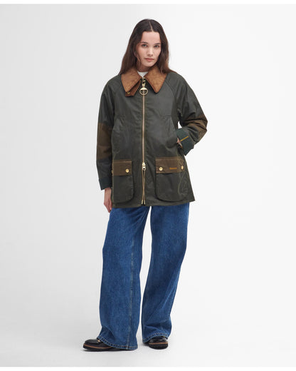 Barbour Allerston Womens Wax Jacket - Archive Olive/Beech/Ancient