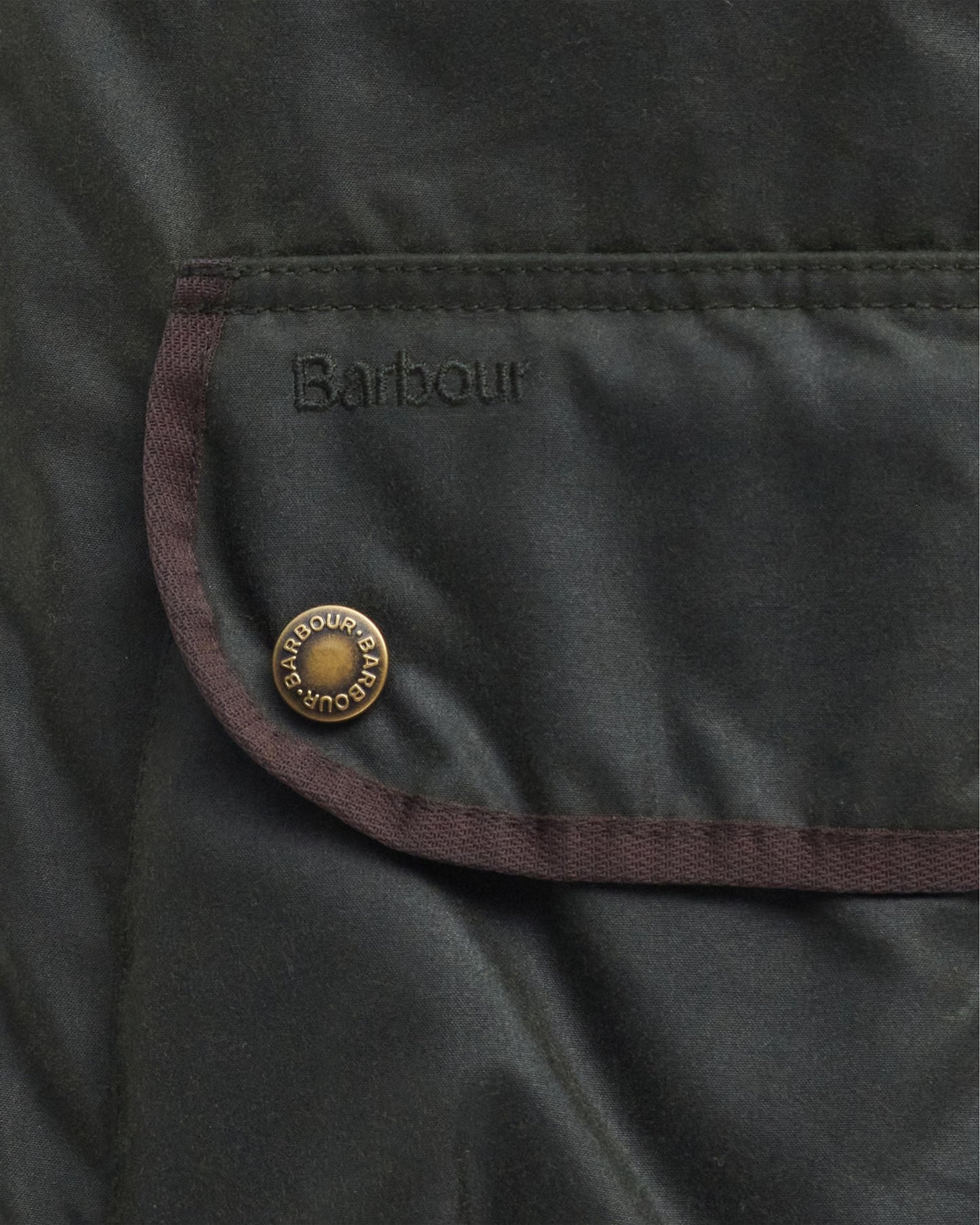 Barbour Angler Mens Wax Jacket - Fern