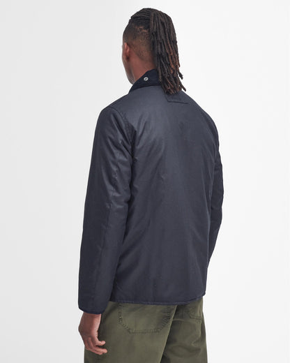 Barbour Angler Mens Wax Jacket - Navy