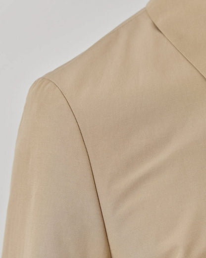 Oliver Sweeney Huntingfield Mens Showerproof Cotton Mac - Stone