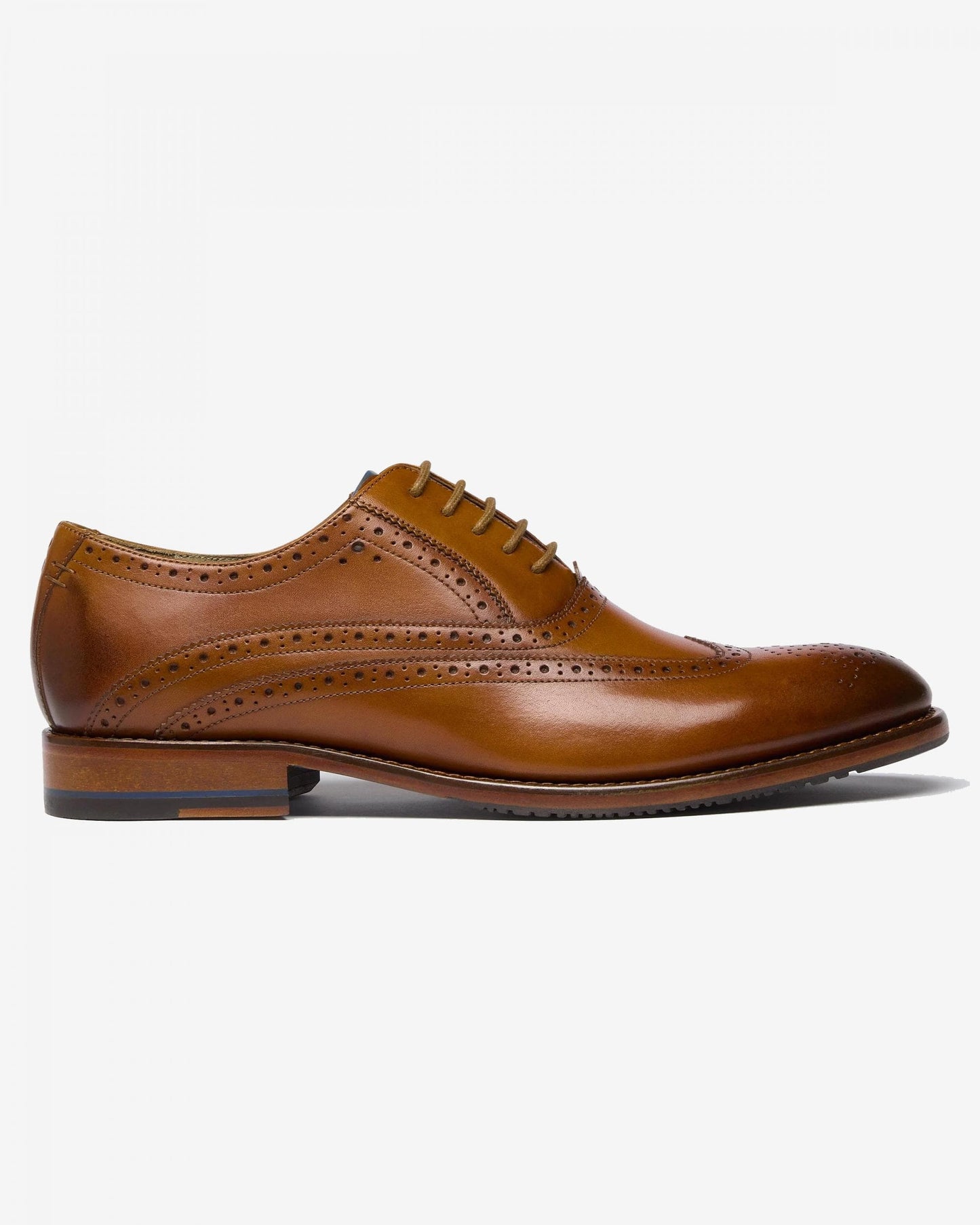 Oliver Sweeney Ledwell Mens Wing Tip Oxford Brogues - Tan