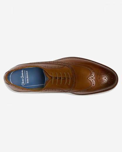 Oliver Sweeney Ledwell Mens Wing Tip Oxford Brogues - Tan