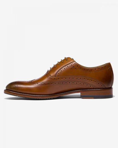 Oliver Sweeney Ledwell Mens Wing Tip Oxford Brogues - Tan