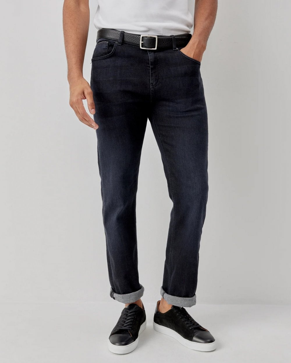 Oliver Sweeney Limerick Mens Jeans - Charcoal