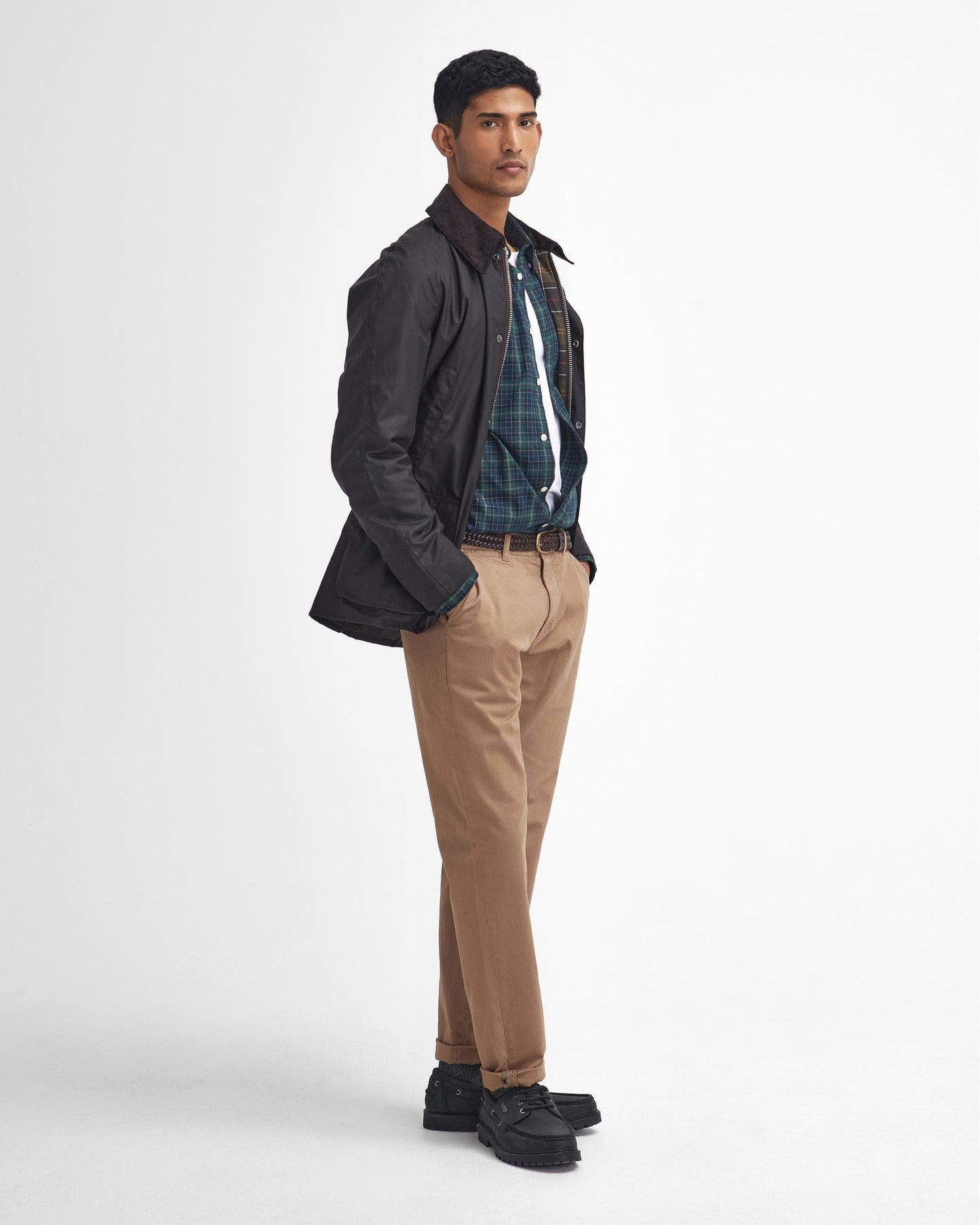 Barbour Ashby Mens Wax Jacket - Rustic/Classic
