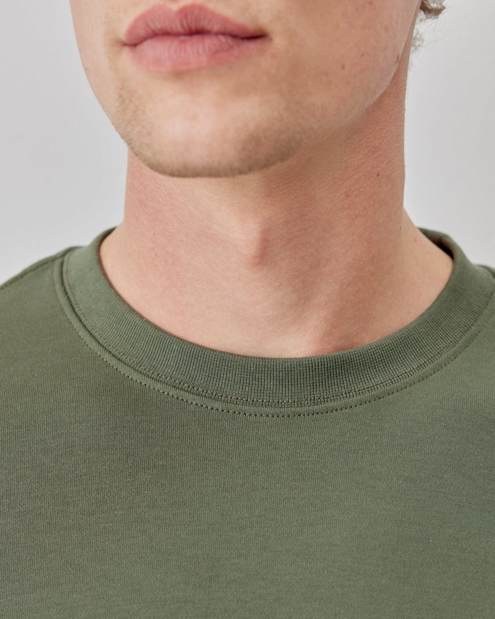 Oliver Sweeney Palmela Mens Crew Neck T-Shirt - Khaki