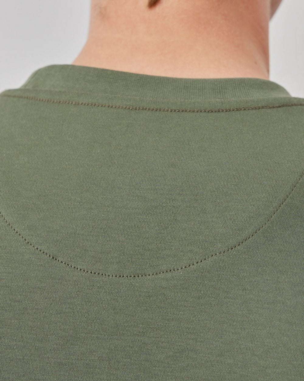 Oliver Sweeney Palmela Mens Crew Neck T-Shirt - Khaki