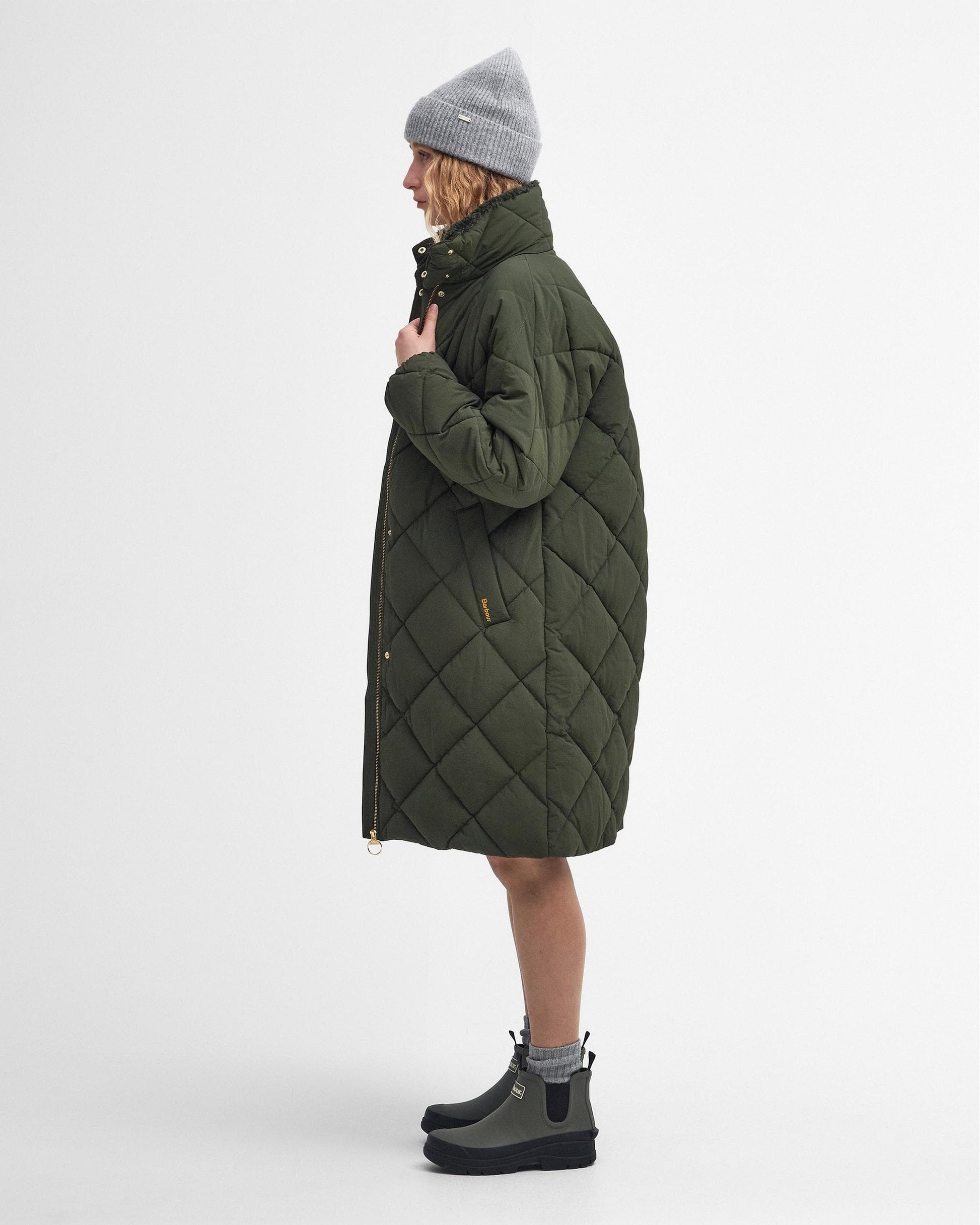 Barbour Bearnie Womens Long Puffer Jacket