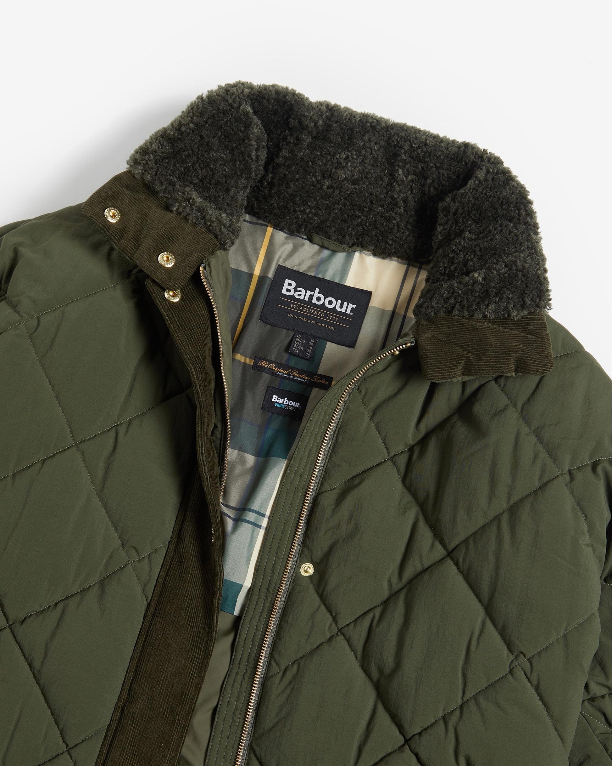 Puffer Jacket Barbour Spean Quilted Jacket Barbour Spean Large