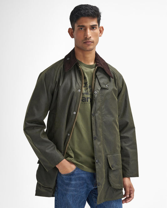 Barbour Beaufort Mens Wax Jacket - Archive Olive