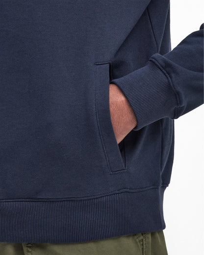 Barbour Beckhill Mens Half Zip Sweatshirt - Navy