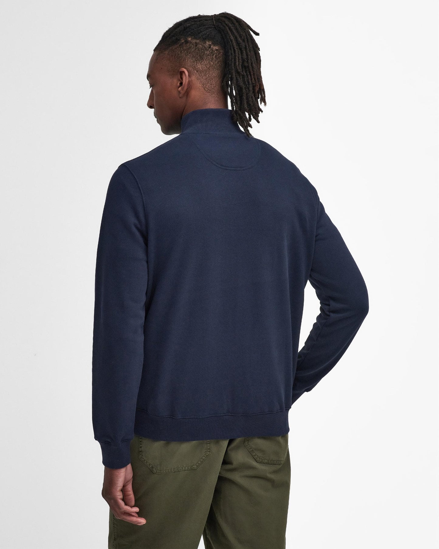 Barbour Beckhill Mens Half Zip Sweatshirt - Navy