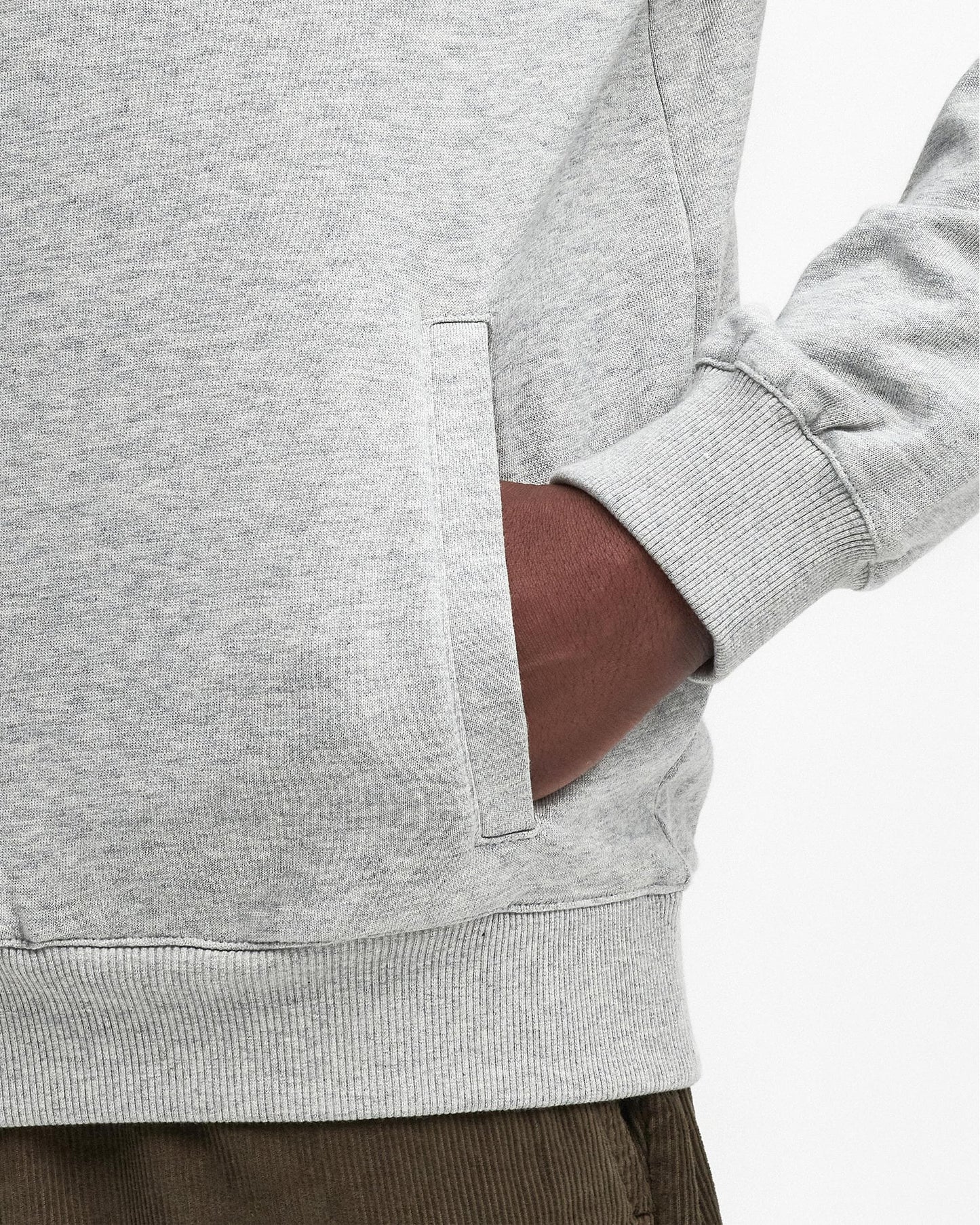Barbour Beckhill Mens Half Zip Sweatshirt - Grey Marl