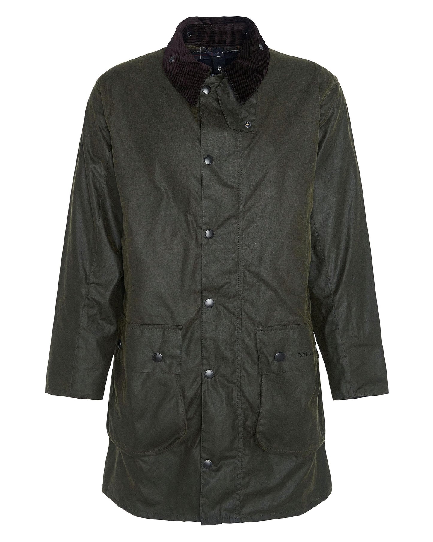 Barbour Border Mens Wax Jacket - Archive Olive