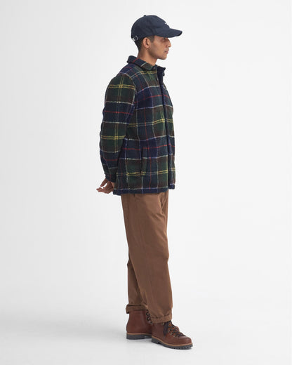 Barbour Bryson Mens Fleece Overshirt - Classic Tartan