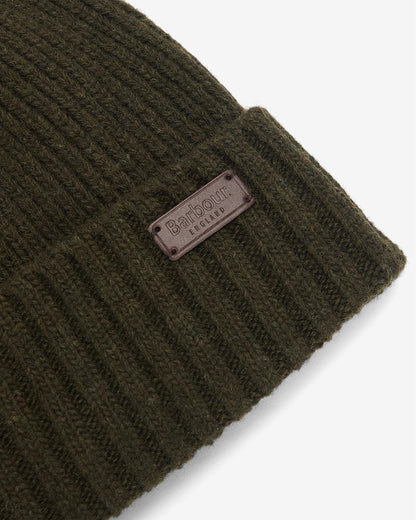 Barbour Carlton Mens Beanie - Dark Green