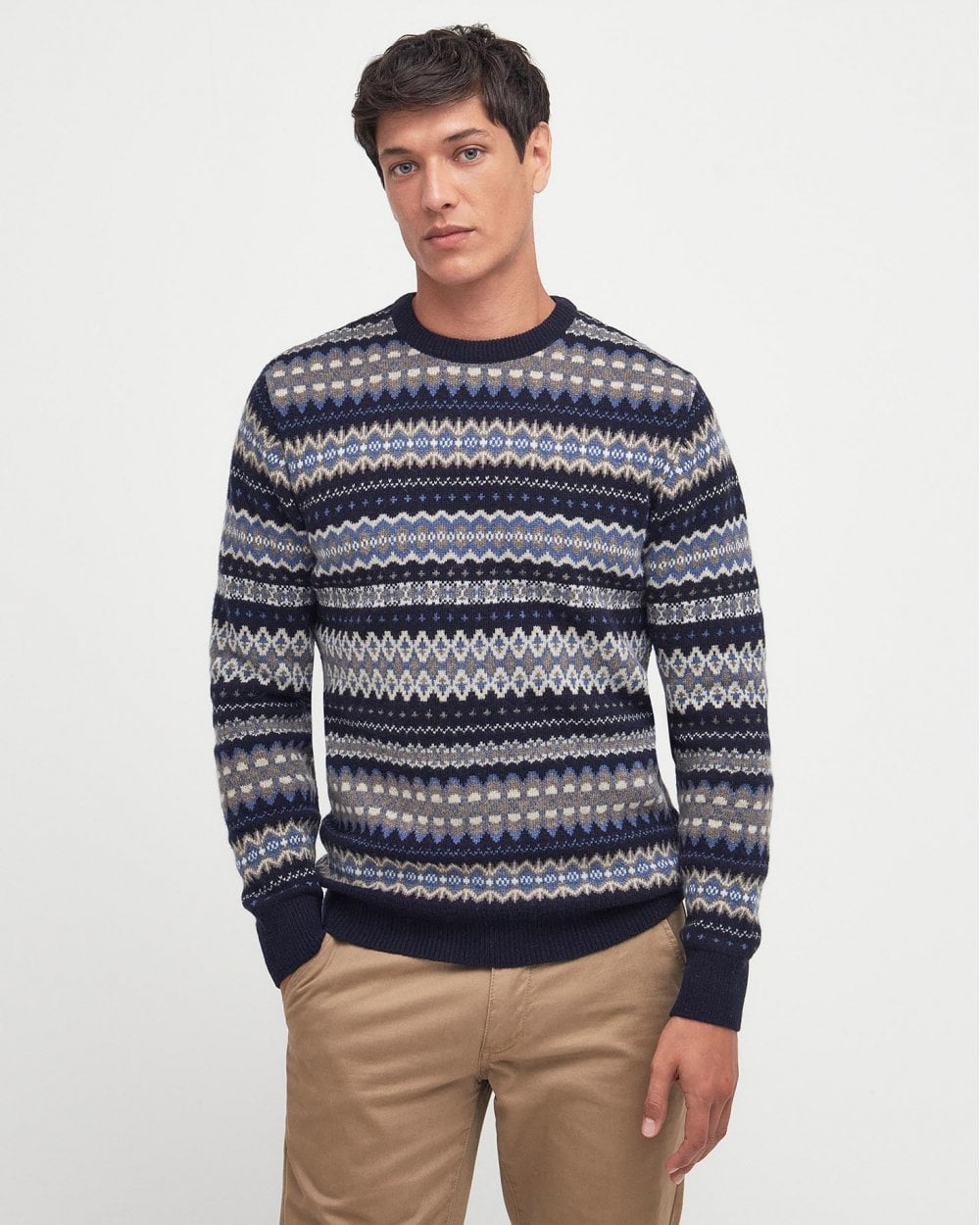 Barbour Case Fairisle Mens Jumper