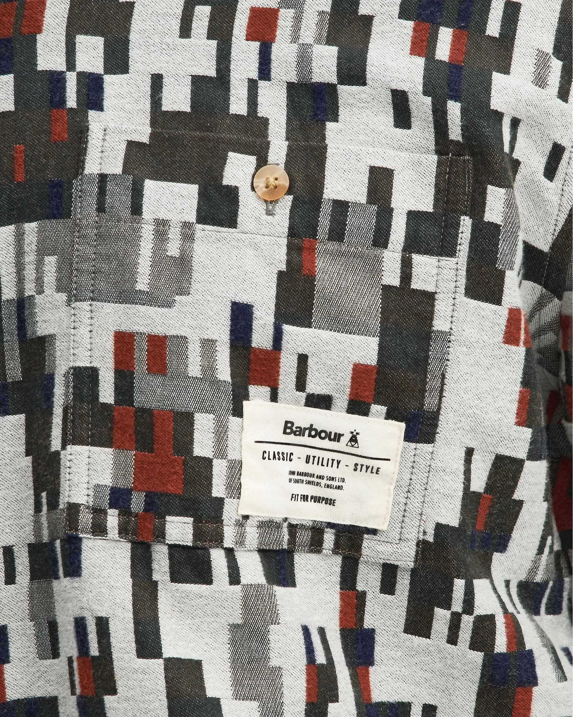 Barbour Barbour Coalbrook Mens Relaxed Long Sleeve Jacquard Shirt