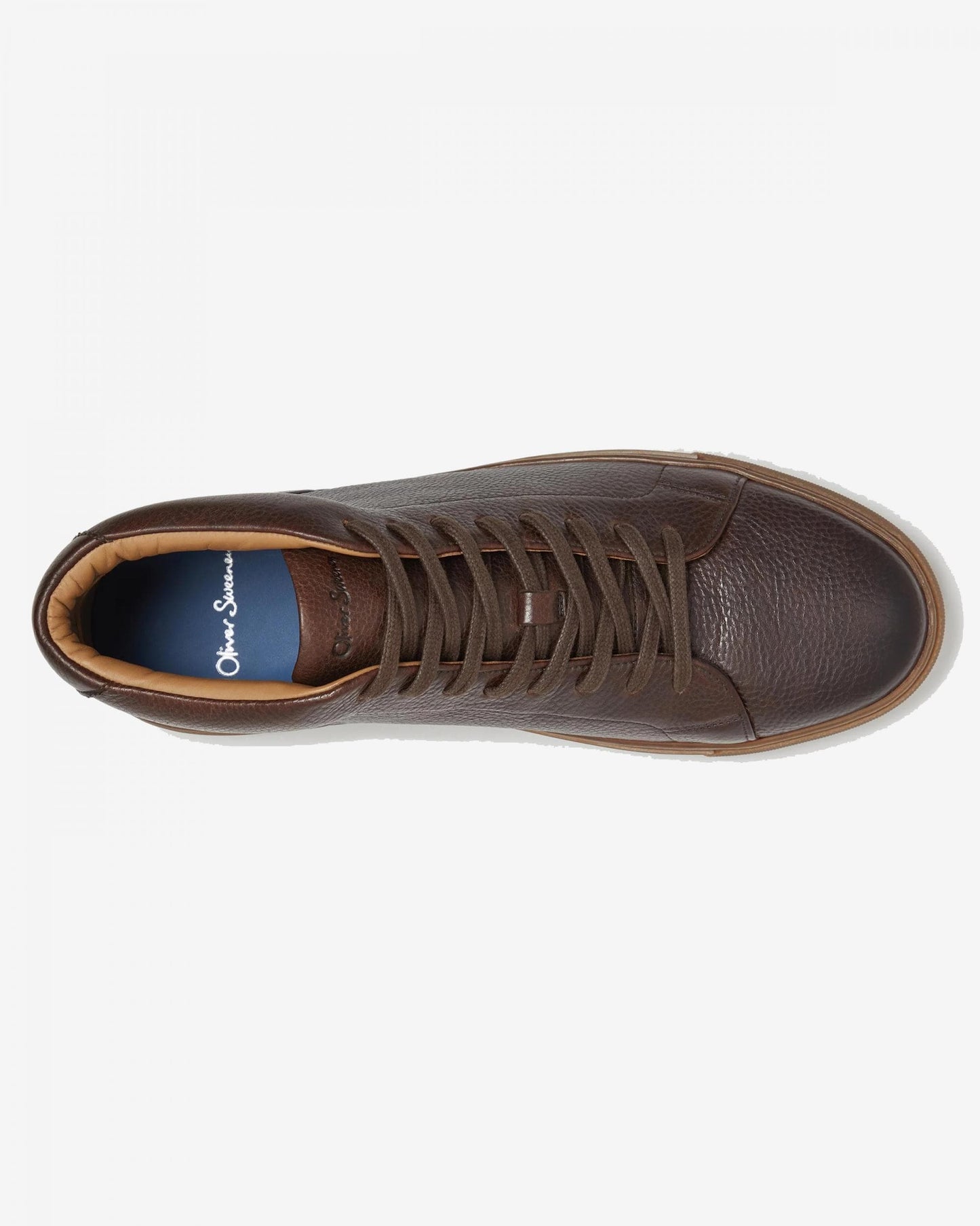 Oliver Sweeney Laxey Mens Soft-Milled Calf Leather Hi-Tops