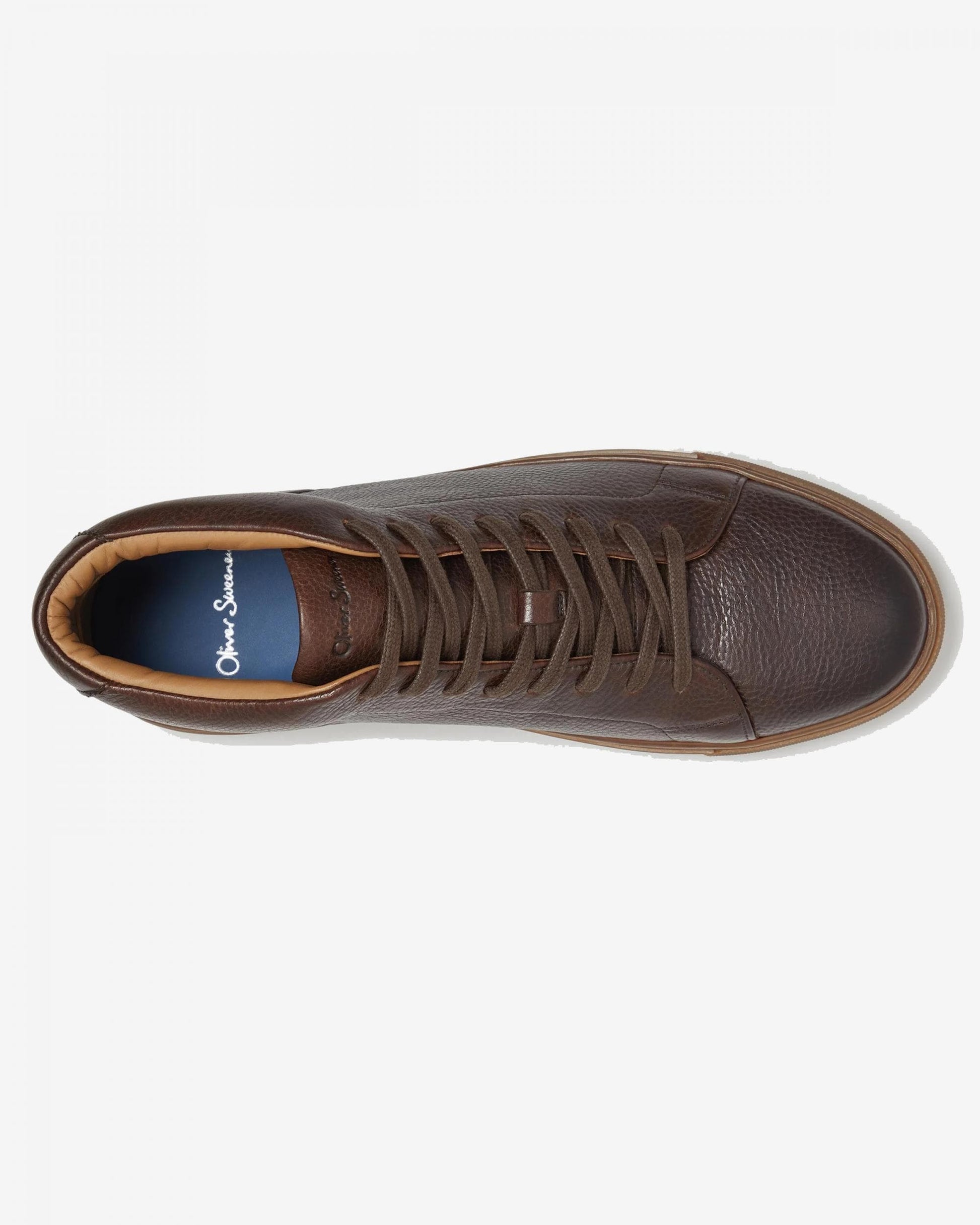 Oliver Sweeney Laxey Mens Soft-Milled Calf Leather Hi-Tops