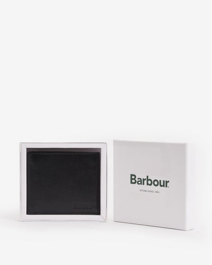 Barbour Colwell Mens Leather Billfold Wallet