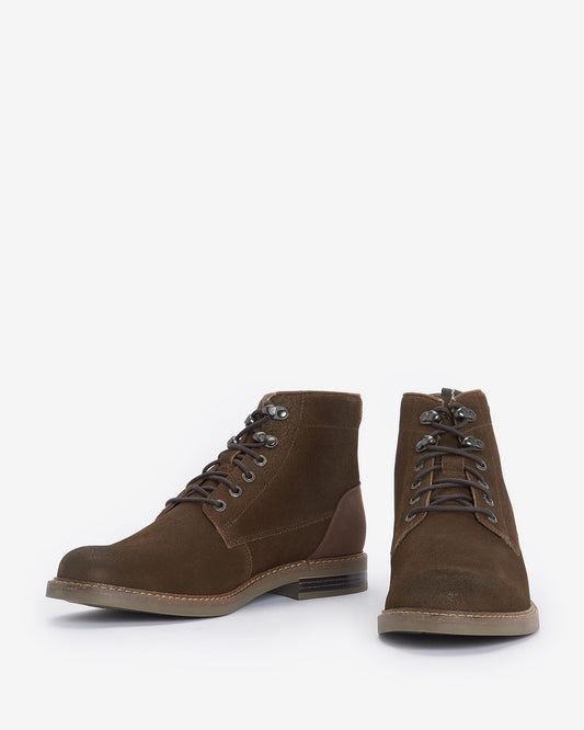 Barbour Deckham Mens Derby Boots - Khaki