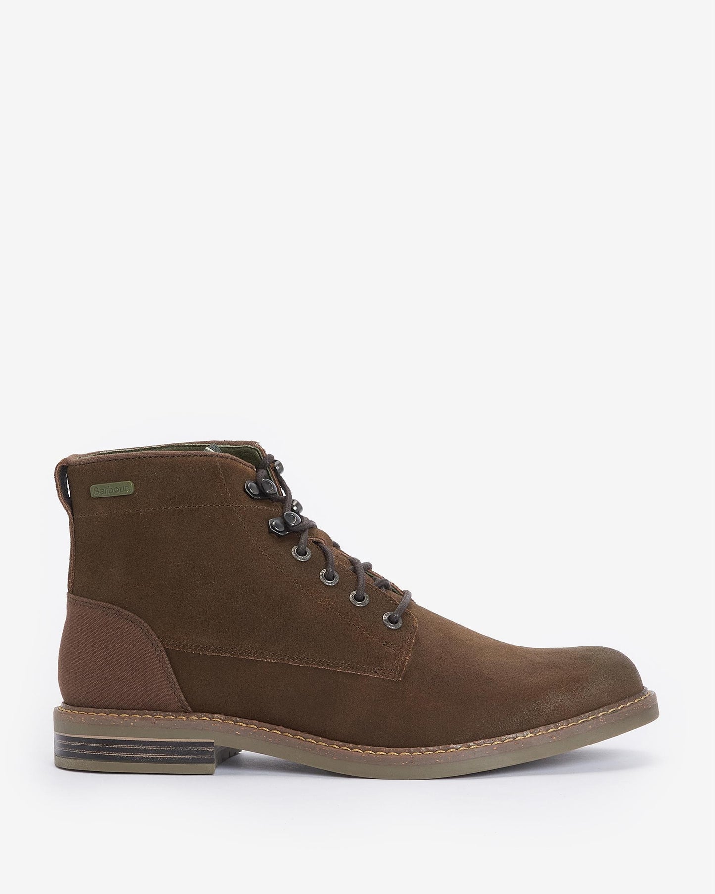 Barbour Deckham Mens Derby Boots - Khaki
