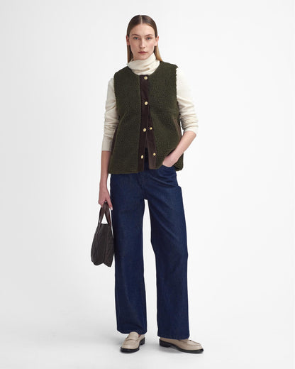 Barbour Dulsie Womens Liner - Olive/Ancient